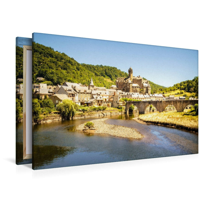 Premium Textil-Leinwand Estaing