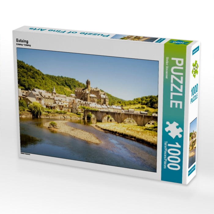 Estaing 1000 Teile Puzzle quer - CALVENDO Foto-Puzzle'