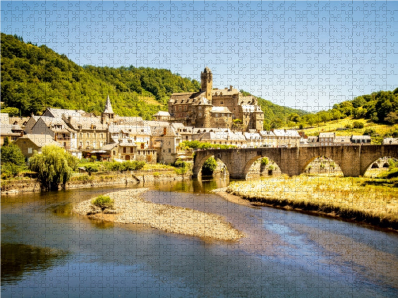 Estaing 1000 Teile Puzzle quer - CALVENDO Foto-Puzzle'