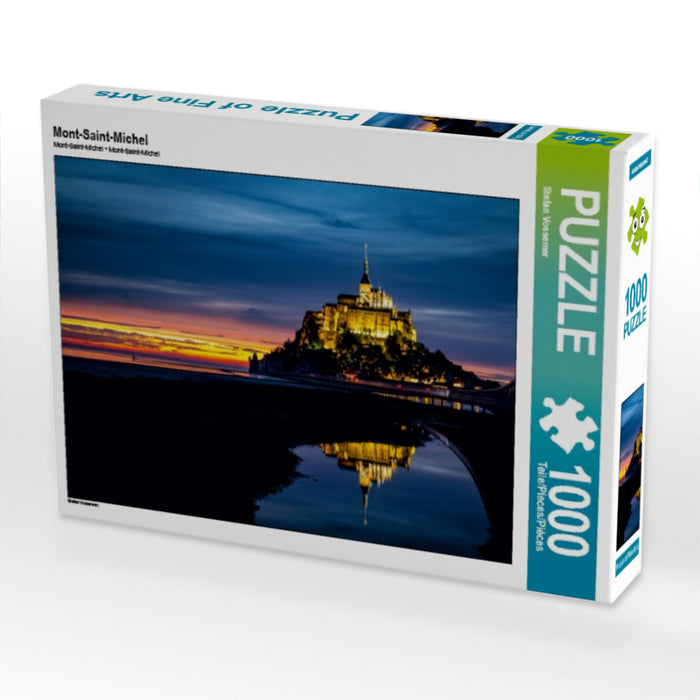 Mont-Saint-Michel 1000 Teile Puzzle quer - CALVENDO Foto-Puzzle'