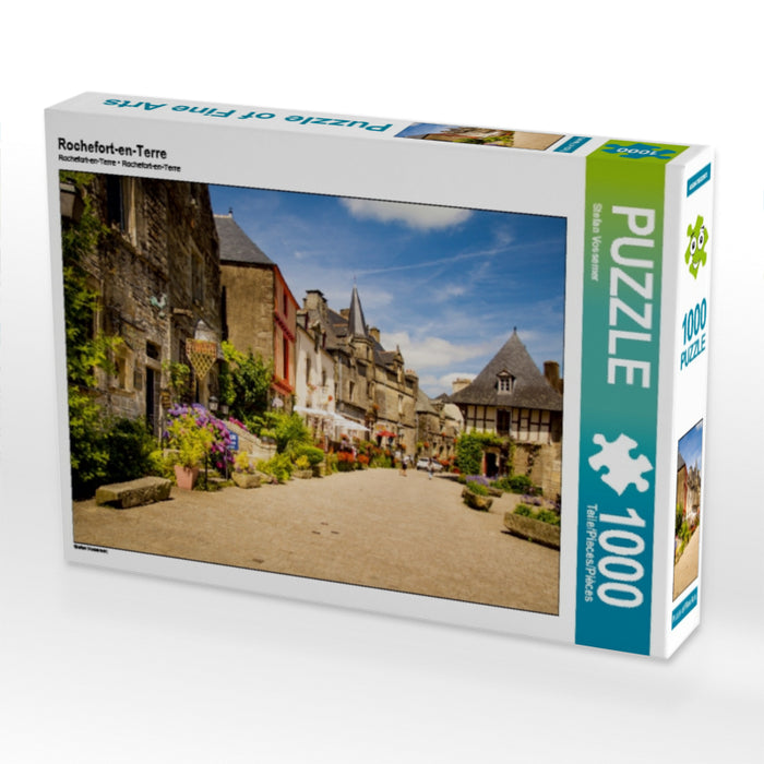 Rochefort-en-Terre 1000 Teile Puzzle quer - CALVENDO Foto-Puzzle'