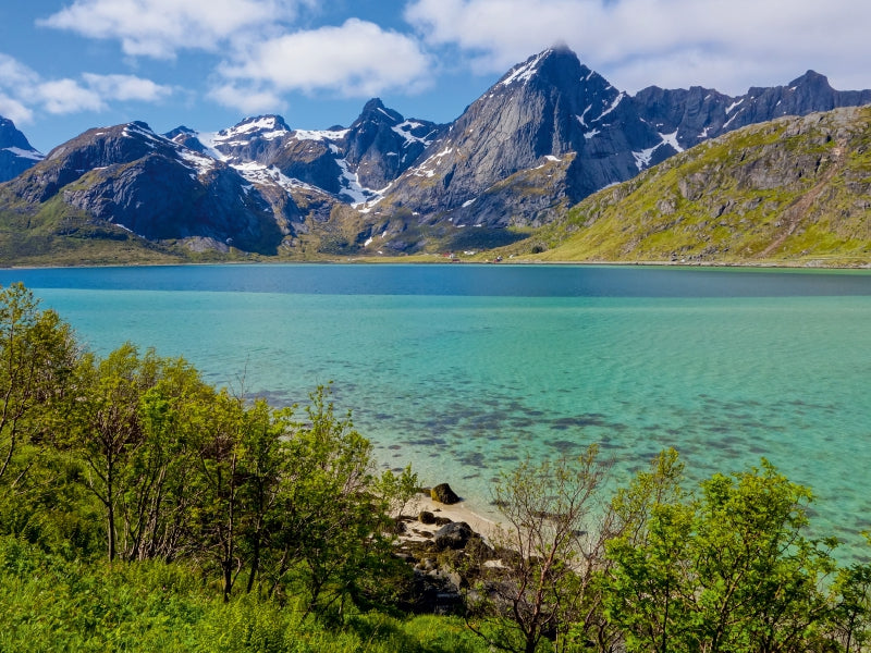 Bei Flakstad, Lofoten (Norwegen) 1000 Teile Puzzle quer - CALVENDO Foto-Puzzle'