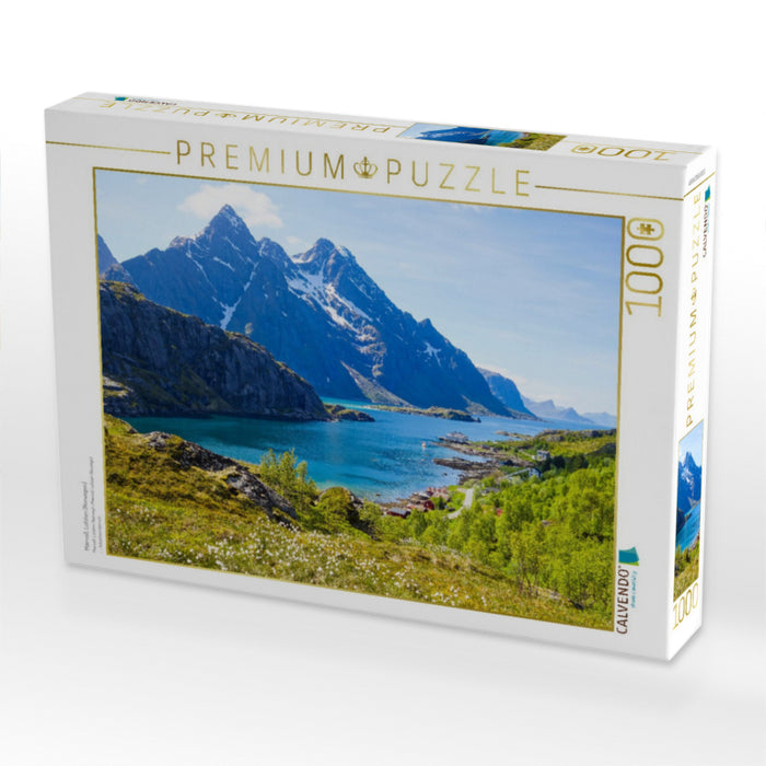 Mærvoll, Lofoten (Norwegen) - CALVENDO Foto-Puzzle'