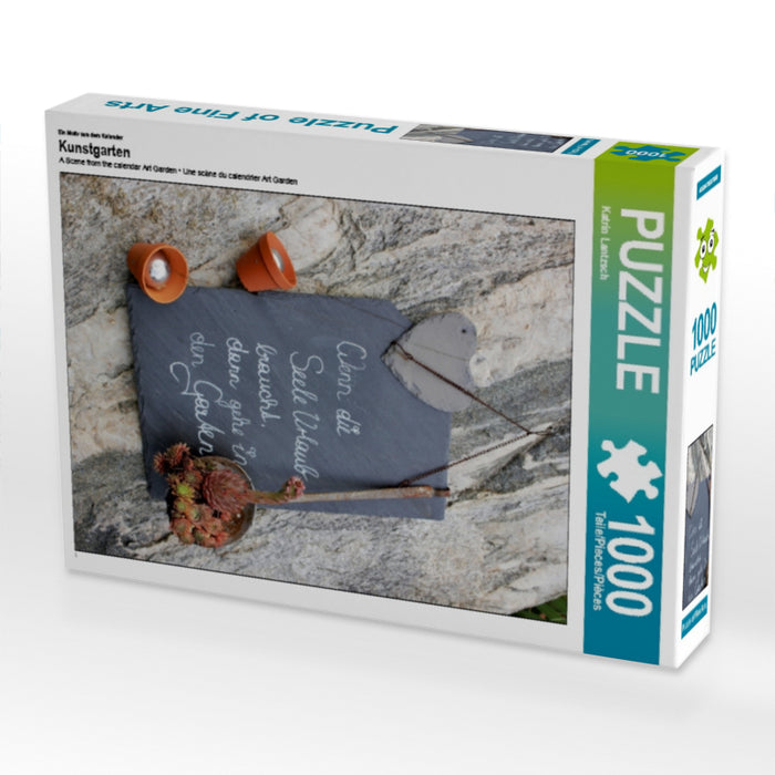 Ein Motiv aus dem Kalender Kunstgarten 1000 Teile Puzzle hoch - CALVENDO Foto-Puzzle'