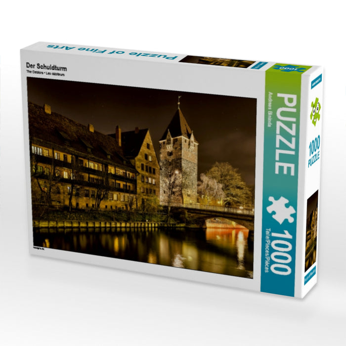 Der Schuldturm 1000 Teile Puzzle quer - CALVENDO Foto-Puzzle'