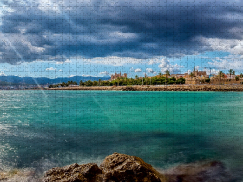Bucht von Palma 1000 Teile Puzzle quer - CALVENDO Foto-Puzzle'