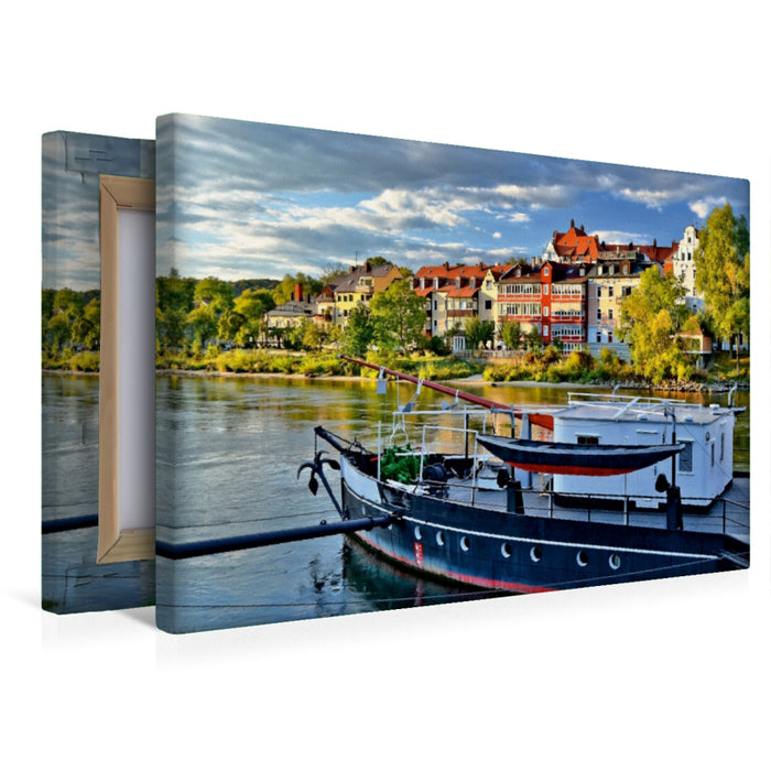 Premium Textil-Leinwand Regensburg