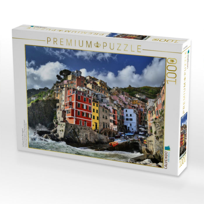 Le Cinque Terre, Riomaggiore - CALVENDO Foto-Puzzle'