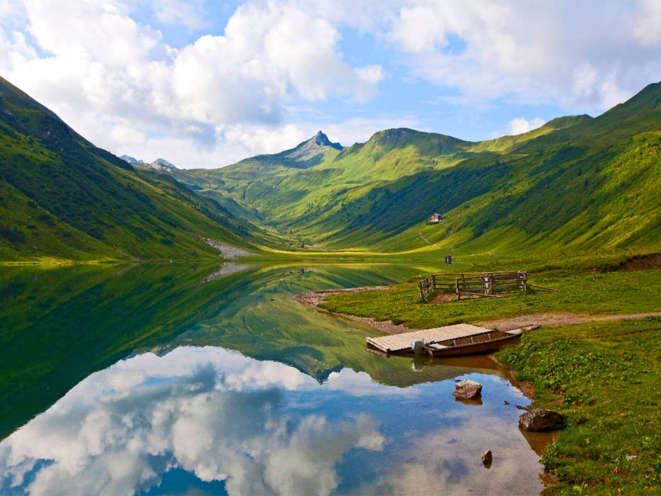 Am Tappenkarsee in Kleinarl - CALVENDO Foto-Puzzle'