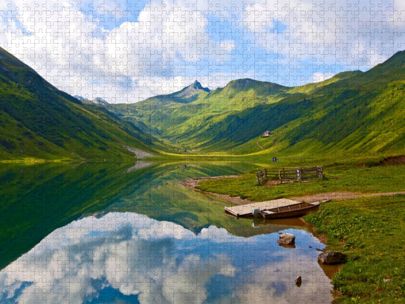 Am Tappenkarsee in Kleinarl - CALVENDO Foto-Puzzle'
