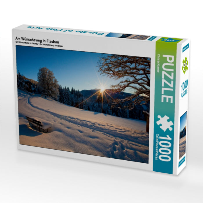 On the Wunschweg in Flachau - CALVENDO photo puzzle 