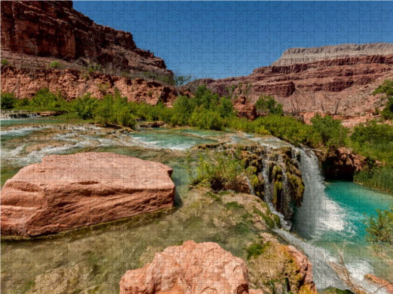 Havasupai Falls, Grand Canyon, Arizona 1000 Teile Puzzle quer - CALVENDO Foto-Puzzle'