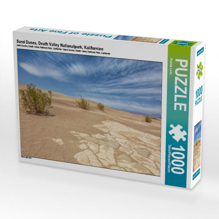 Sand Dunes, Death Valley Nationalpark, Kalifornien 1000 Teile Puzzle quer - CALVENDO Foto-Puzzle'