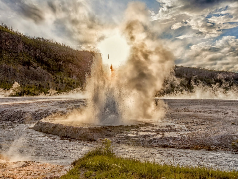Yellowstone Nationalpark, Wyoming 1000 Teile Puzzle quer - CALVENDO Foto-Puzzle'