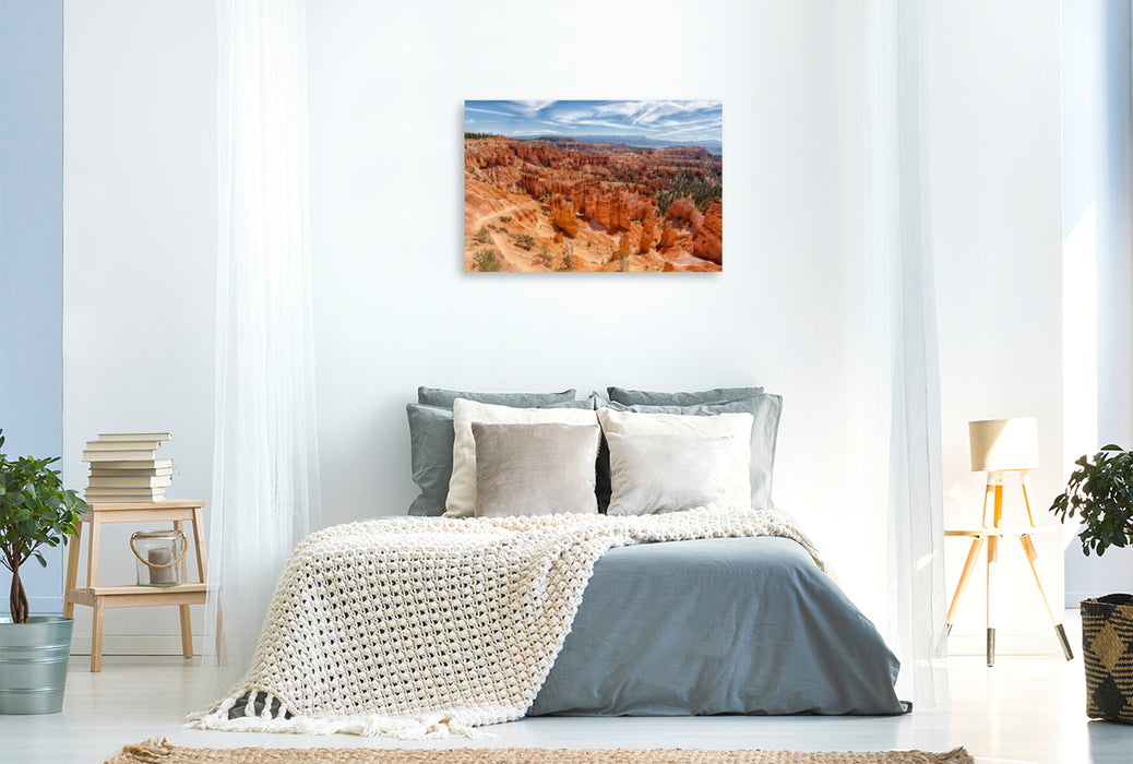 Premium Textil-Leinwand Premium Textil-Leinwand 120 cm x 80 cm quer Bryce Canyon Nationalpark, Utah