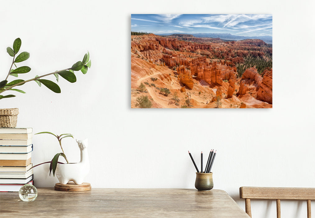 Premium Textil-Leinwand Premium Textil-Leinwand 120 cm x 80 cm quer Bryce Canyon Nationalpark, Utah