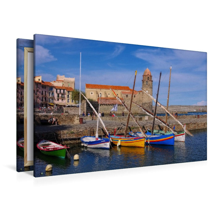 Premium Textil-Leinwand Collioure