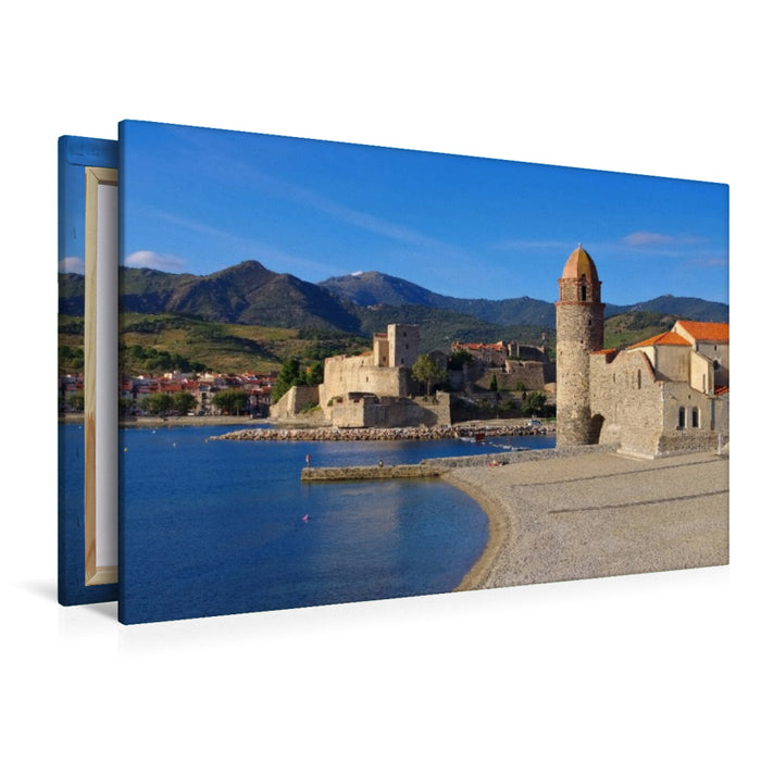 Premium Textil-Leinwand Collioure