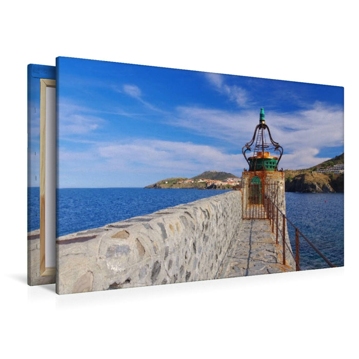 Premium Textil-Leinwand Collioure