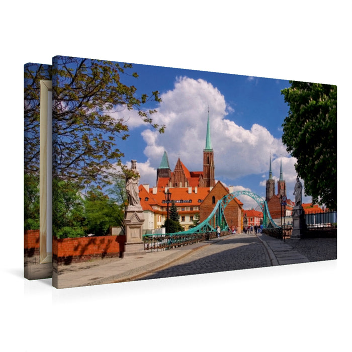 Premium Textil-Leinwand Breslau