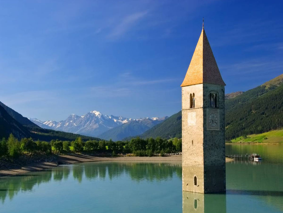 Reschensee - CALVENDO Foto-Puzzle'
