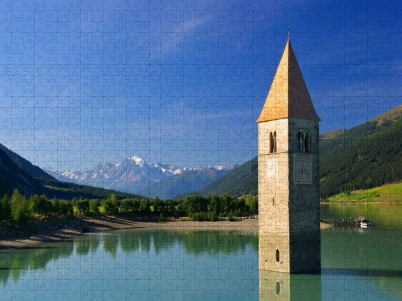Reschensee - CALVENDO Foto-Puzzle'