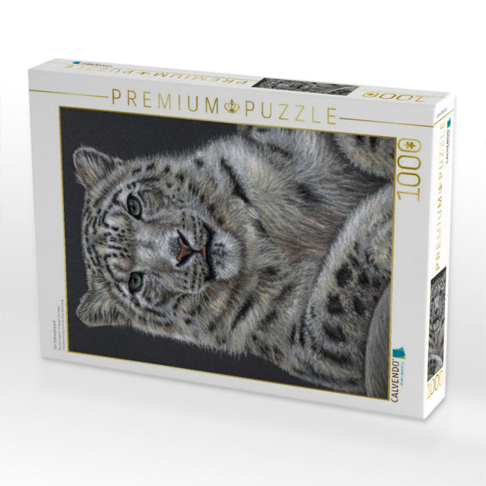 Der Schneeleopard - CALVENDO Foto-Puzzle'