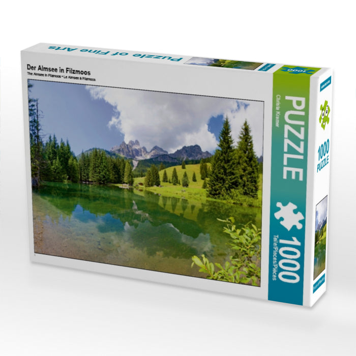 Der Almsee in Filzmoos 1000 Teile Puzzle quer - CALVENDO Foto-Puzzle'