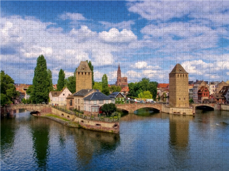 Ein Motiv aus dem Kalender Straßburg - Im Herzen Europas 1000 Teile Puzzle quer - CALVENDO Foto-Puzzle'