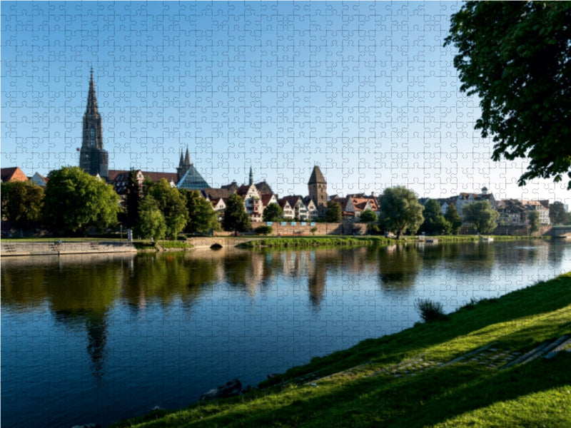 Stadtansicht 1000 Teile Puzzle quer - CALVENDO Foto-Puzzle'