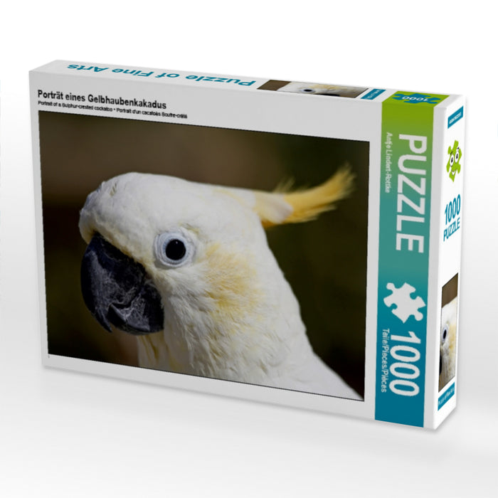 Porträt eines Gelbhaubenkakadus 1000 Teile Puzzle quer - CALVENDO Foto-Puzzle'