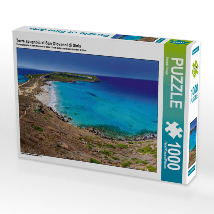 Tower of San Giovanni di Sinis - CALVENDO photo puzzle 