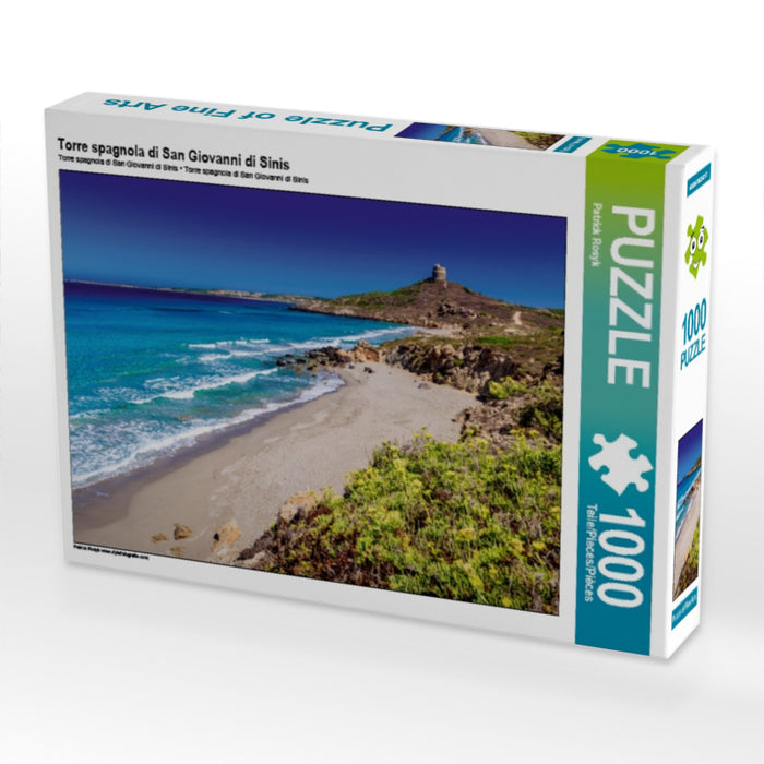 Torre spagnola di San Giovanni di Sinis 1000 Teile Puzzle quer - CALVENDO Foto-Puzzle'