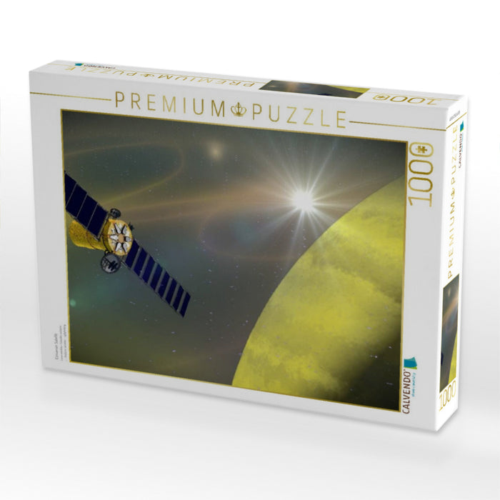 Einsamer Satellit - CALVENDO Foto-Puzzle'