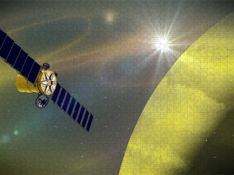 Einsamer Satellit - CALVENDO Foto-Puzzle'