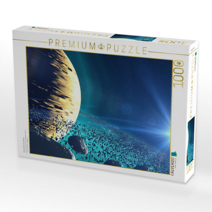 Saturnähnlicher Planet - CALVENDO Foto-Puzzle'