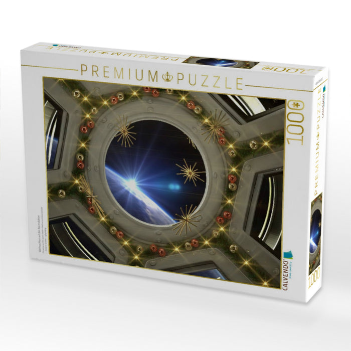 Weihnachten auf der Raumstation - CALVENDO Foto-Puzzle'