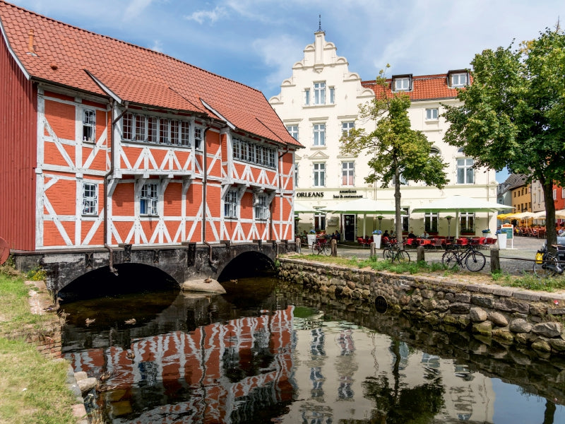 Fachwerkbau „Gewölbe 1000 Teile Puzzle quer - CALVENDO Foto-Puzzle'