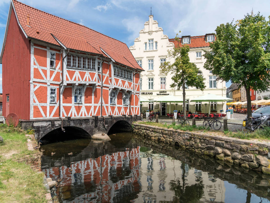 Fachwerkbau „Gewölbe - CALVENDO Foto-Puzzle'