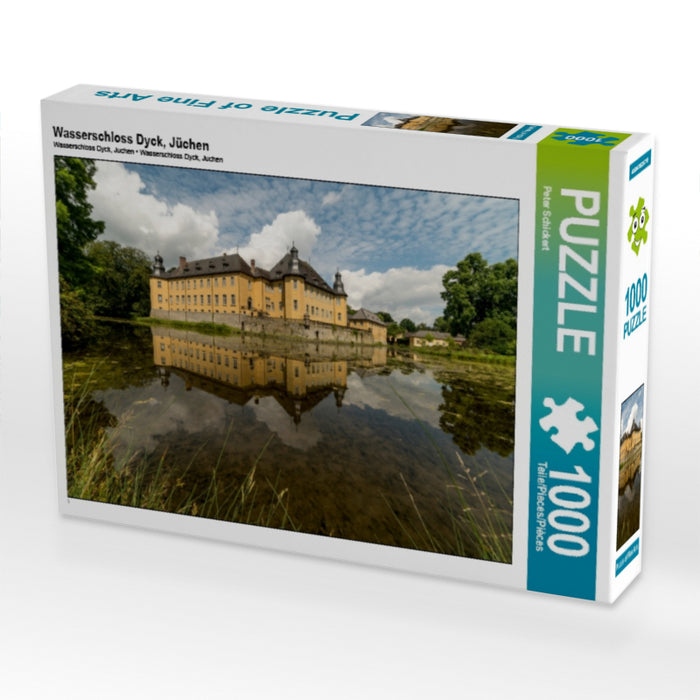 Wasserschloss Dyck, Jüchen 1000 Teile Puzzle quer - CALVENDO Foto-Puzzle'