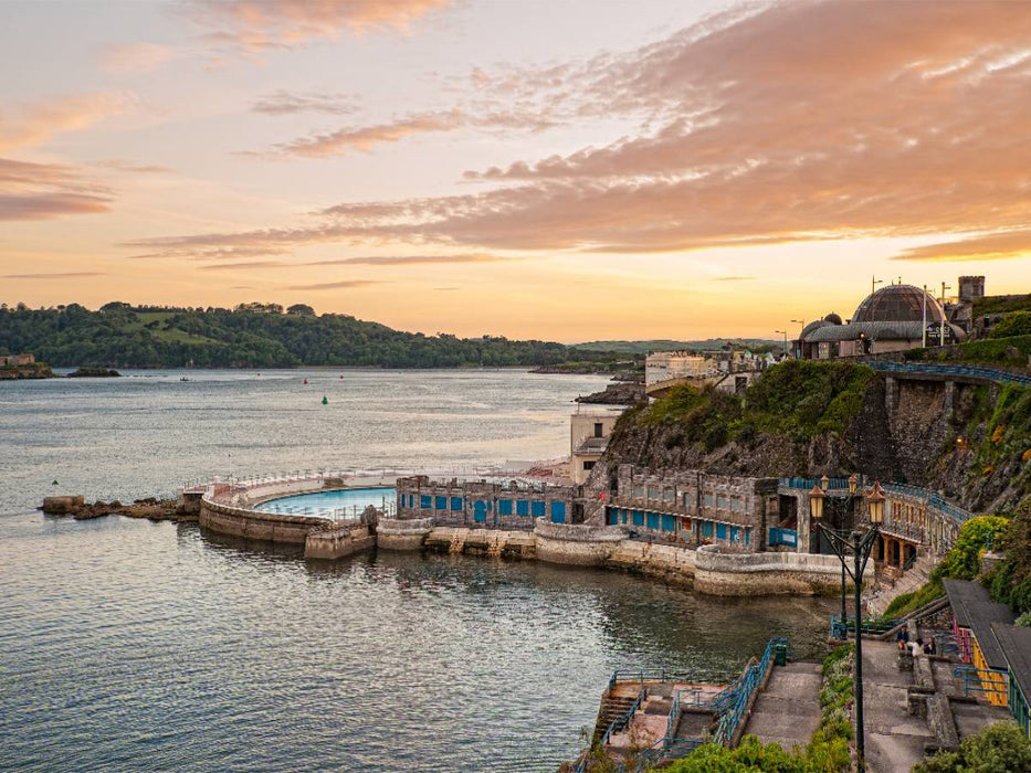 Sonnenuntergang Plymouth - CALVENDO Foto-Puzzle'