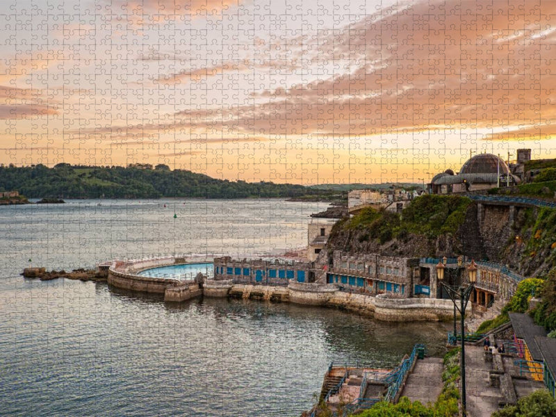 Sonnenuntergang Plymouth - CALVENDO Foto-Puzzle'