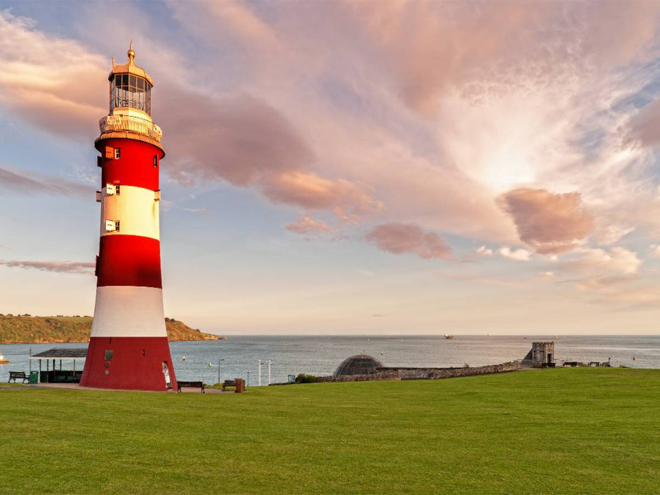 Leuchtturm Plymouth - CALVENDO Foto-Puzzle'