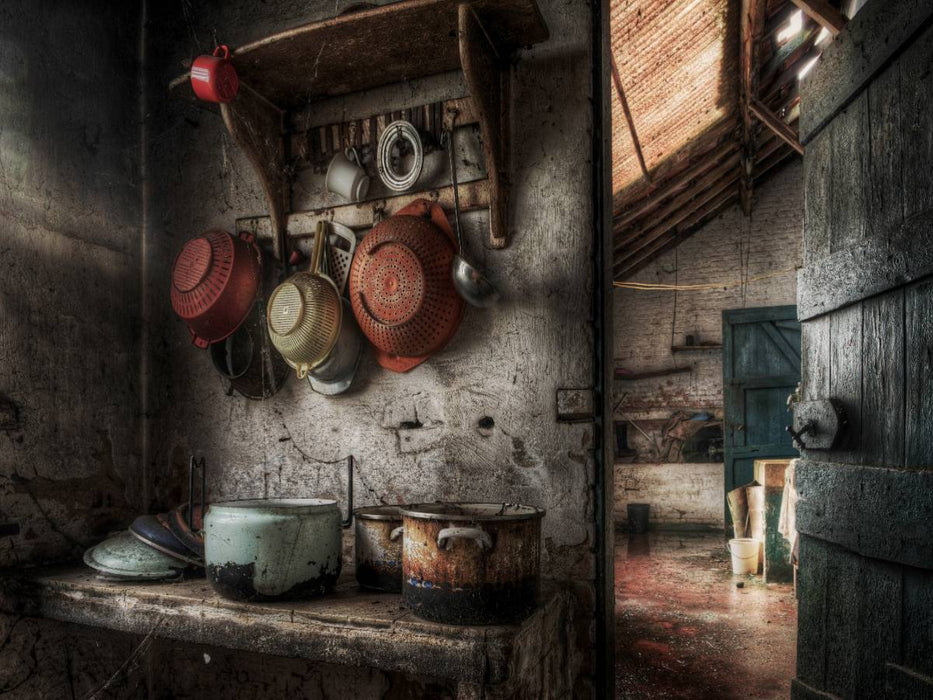 Alte Farm in Belgien - CALVENDO Foto-Puzzle'