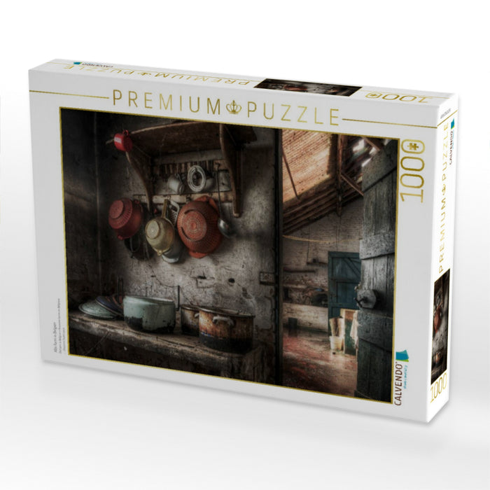 Alte Farm in Belgien - CALVENDO Foto-Puzzle'