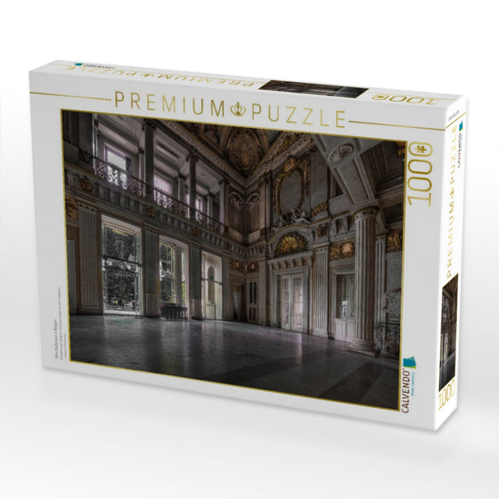 Altes Badehaus in Belgien - CALVENDO Foto-Puzzle'