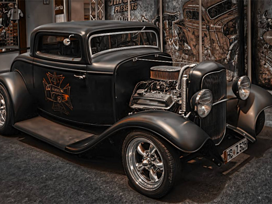 Hot Rod - Motorshow Essen - CALVENDO Foto-Puzzle'
