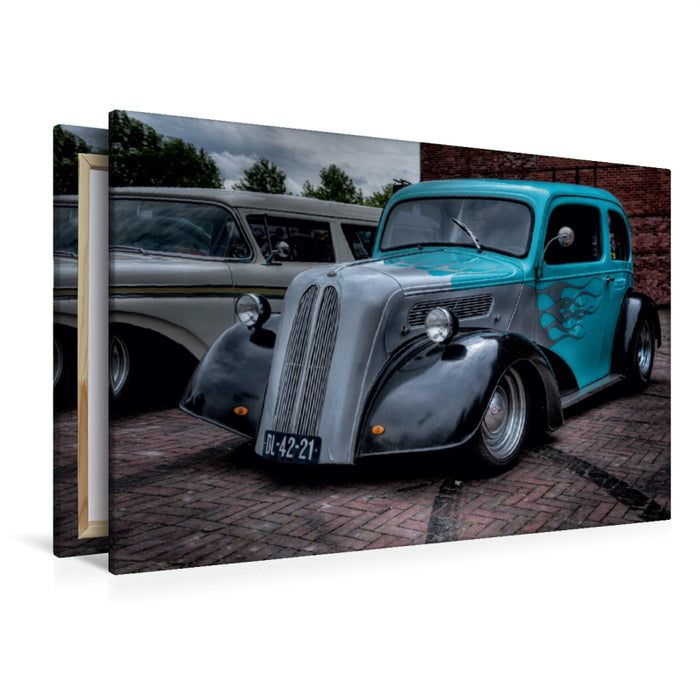 Premium Textil-Leinwand Kustom Kulture Herten