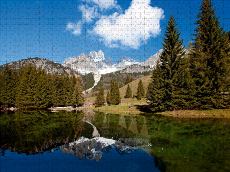 Almsee - Filzmoos 1000 Teile Puzzle quer - CALVENDO Foto-Puzzle'