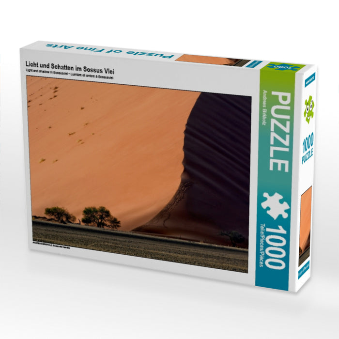 Licht und Schatten im Sossus Vlei 1000 Teile Puzzle quer - CALVENDO Foto-Puzzle'